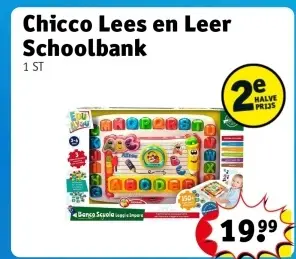 Aanbieding: Chicco Lees en Leer Schoolbank