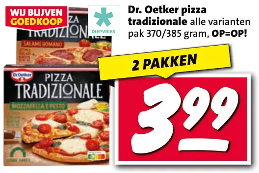 Aanbieding: Pizza tradizionale