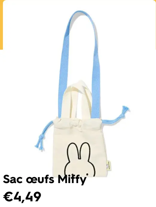Offre: Sac œufs Miffy