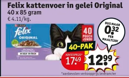 Promotie: Felix kattenvoer in gelei Original