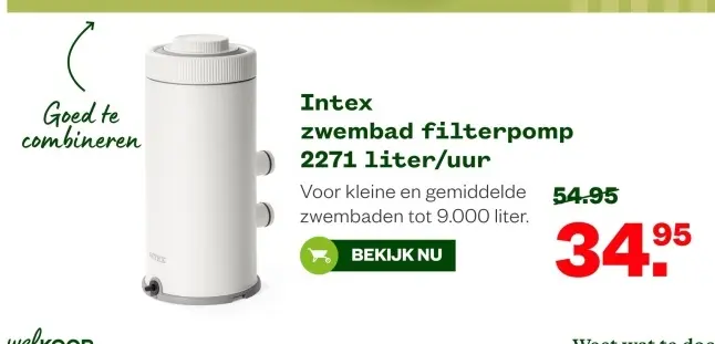 Aanbieding: zwembad filterpomp