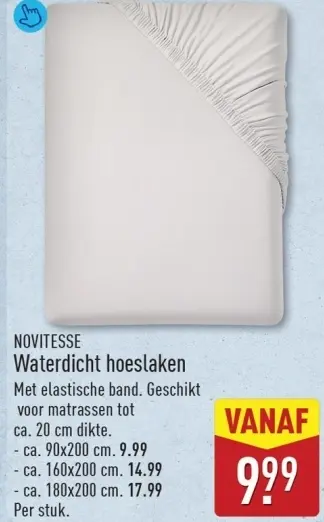Aanbieding: Waterdicht hoeslaken