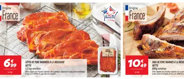 Offre: CÔTES DE PORC MARINÉES À LA MEXICAINE