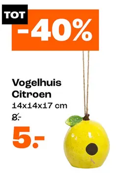 Aanbieding: Vogelhuis Citroen