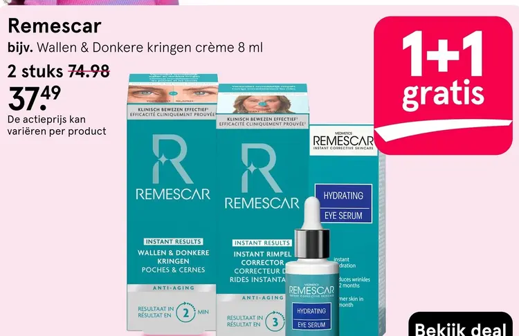 Aanbieding: Wallen & Donkere kringen crème