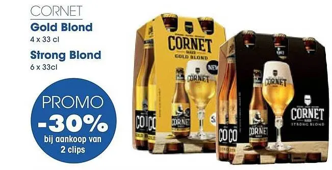 Promotie: Cornet Gold Blond / Strong Blond