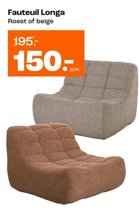 Aanbieding: Fauteuil Longa