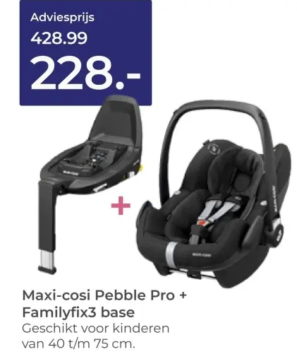 Aanbieding: Pebble Pro + Familyfix3 base