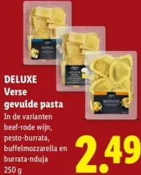 Aanbieding: Deluxe Verse gevulde pasta