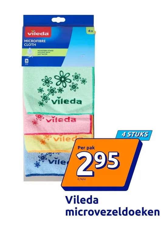 Aanbieding: Vileda microvezeldoeken