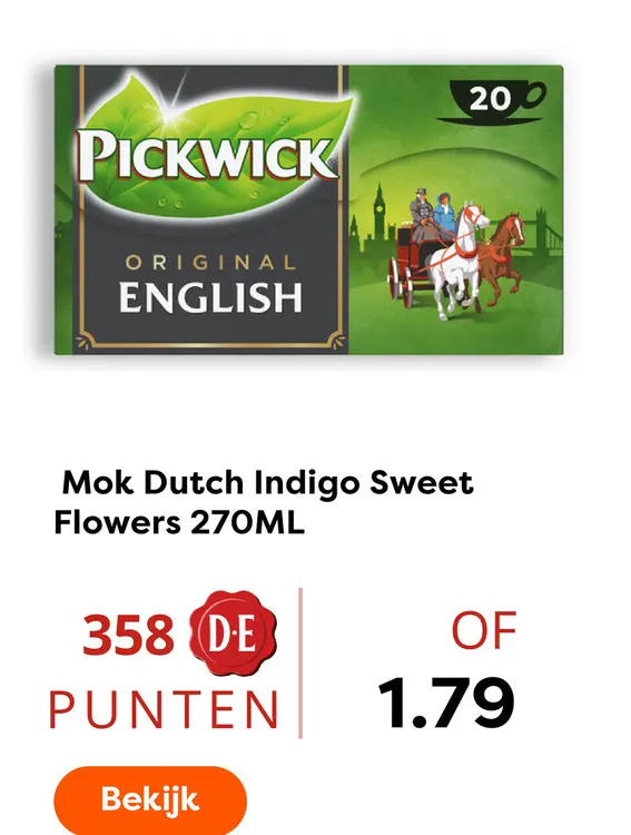 Aanbieding: Mok Dutch Indigo Sweet Flowers