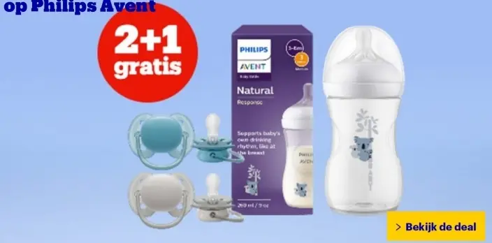 Aanbieding: Philips Avent Natural Response Baby Bottle & 