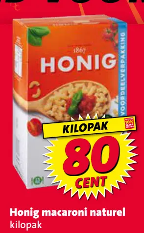 Aanbieding: macaroni naturel