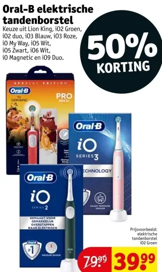 Promotie: Oral-B elektrische tandenborstel