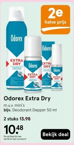 Aanbieding: Odorex Extra Dry