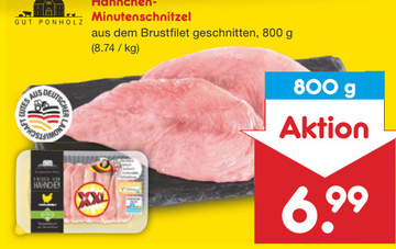 Aanbieding: Hähnchen-Minutenschnitzel