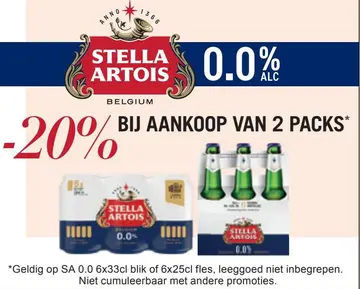 Aanbieding: Stella artois