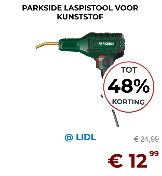 Aanbieding: Laspistool voor kunststof