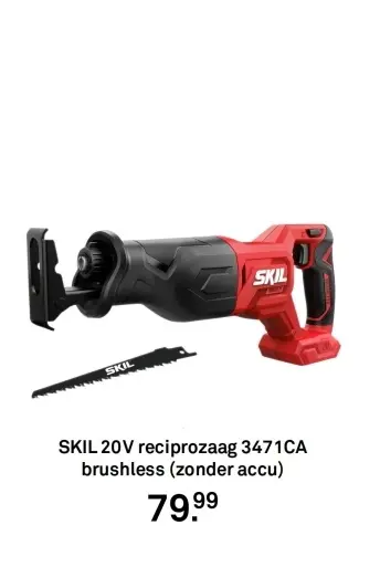 Aanbieding: 20V reciprozaag 3471CA