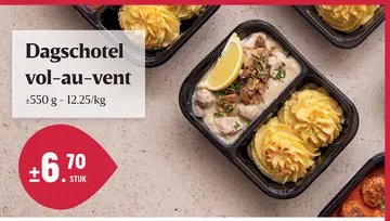 Aanbieding: Dagschotel vol-au-vent