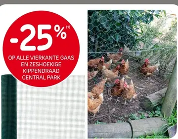 Aanbieding: Vierkante gaas en zeshoekige kippendraad