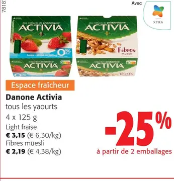Offre: Danone Activia 