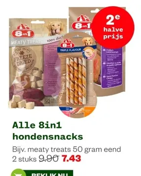 Aanbieding: Alle 8in1 hondensnacks