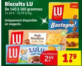 Offre: Biscuits LU