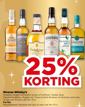 Aanbieding: Diverse Whisky's