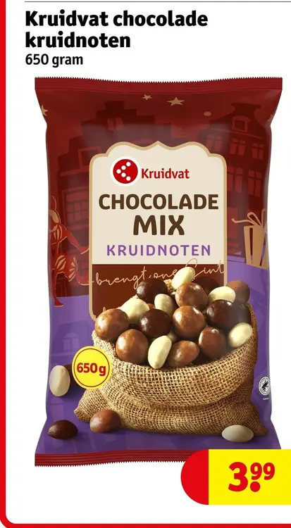 Aanbieding: Kruidvat chocolade kruidnoten
