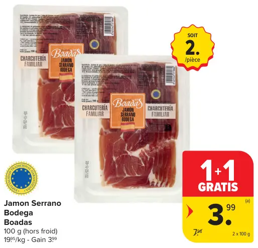 Offre: Jamon Serrano