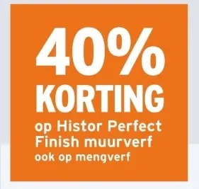 Aanbieding: Histor Perfect Finish muurverf