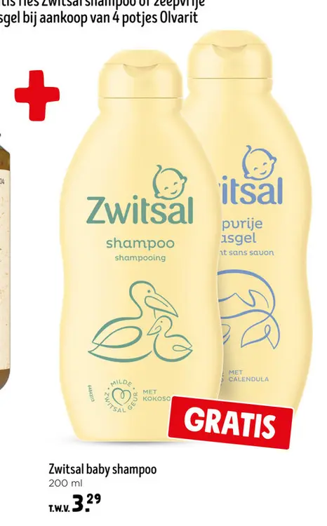Promotie: Zwitsal baby shampoo