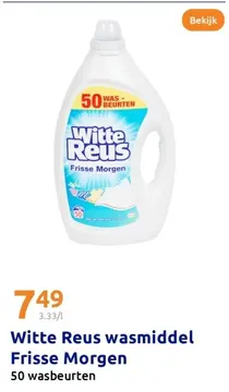 Aanbieding: Witte Reus wasmiddel Frisse Morgen