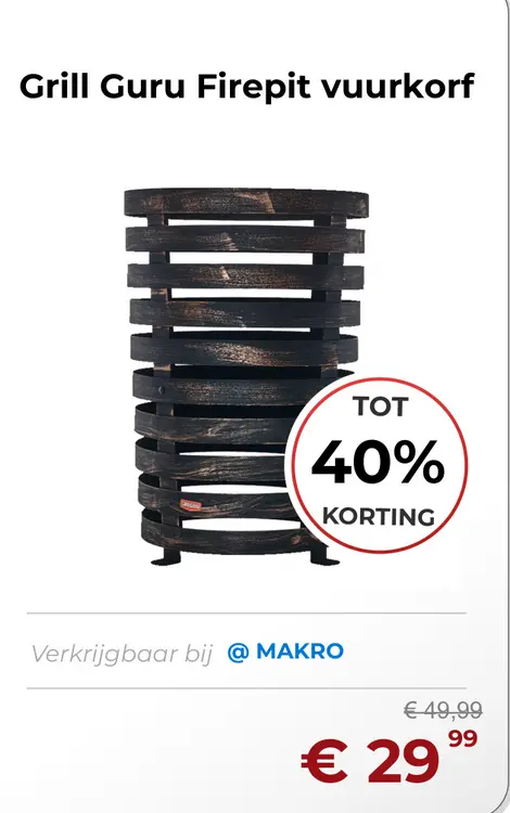 Aanbieding: Firepit vuurkorf