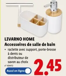 Offre: Accessoires de salle de bain