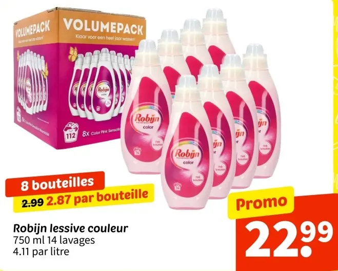 Offre: Robijn lessive couleur