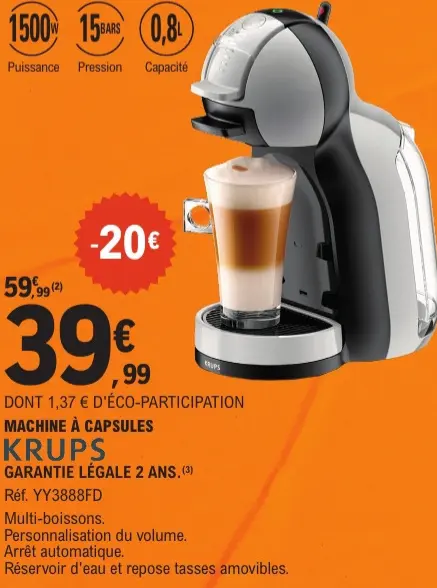 Aanbieding: Machine à capsules