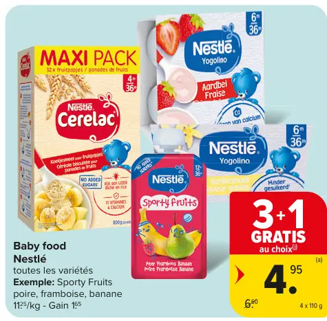 Offre: Baby food