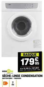 Offre: SÈCHE-LINGE CONDENSATION