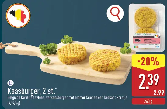 Aanbieding: Kaasburger