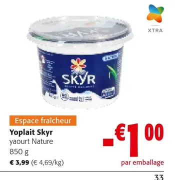 Offre: Yoplait Skyr