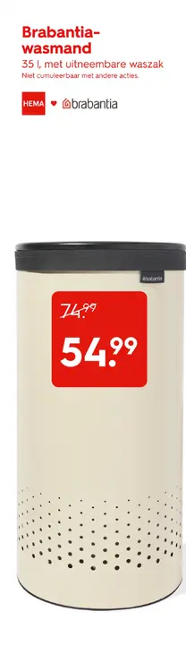 Promotie: Brabantia-wasmand