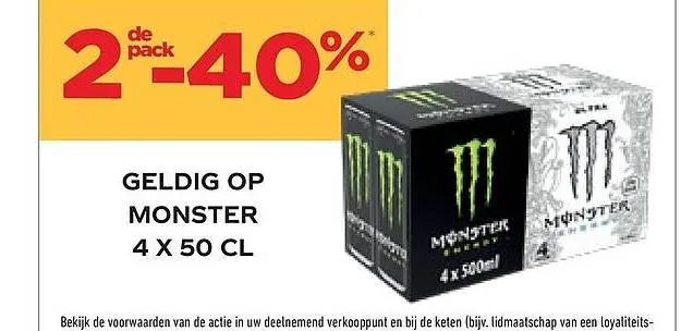 Promotie: Monster Energy