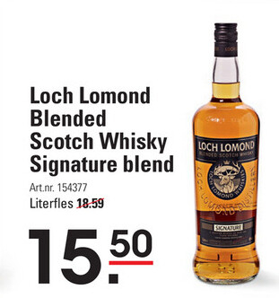 Aanbieding: Loch Lomond Blended Scotch Whisky Signature blend