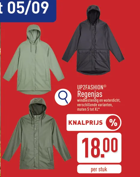 Promotie: Regenjas