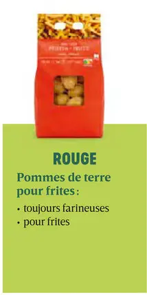 Offre: Pommes de terre pour frites