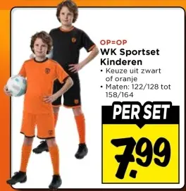 WK Sportset Kinderen