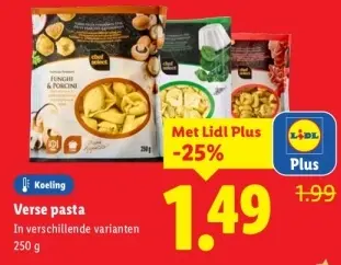 Aanbieding: Verse pasta