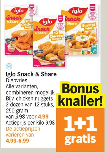 Promotie: Snack & Share